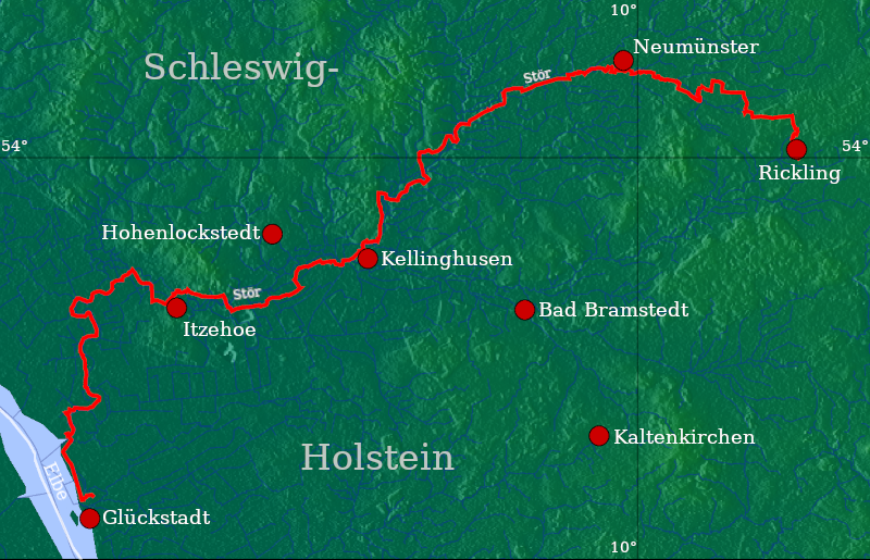 Radtour: Störradweg - von Rickling (Störquelle) nach Glucksstadt