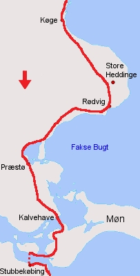 Route am Tag 7