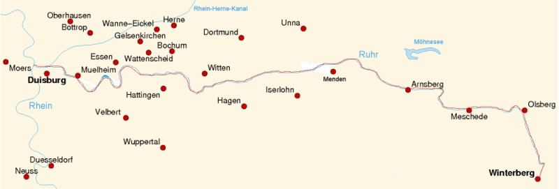 Route des Ruhr-Radweges