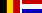 Flaggen von Belgien und Niederlande
