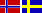 Flaggen von Norwegen und Schweden