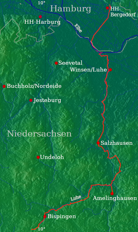 Radtour: Luheradweg - von der Lüneburger Heide an die Elbe