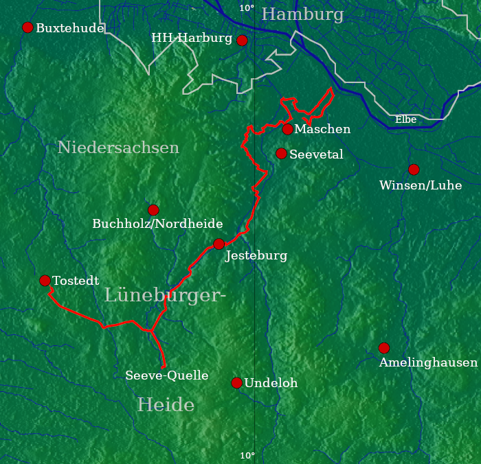 Radtour: Seeveradweg - von der Lüneburger Heide an die Elbe