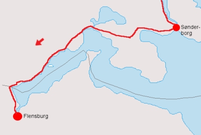 Route am Tag 13